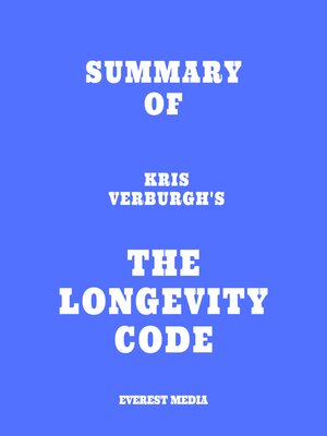 cover image of Summary of Kris Verburgh's the Longevity Code